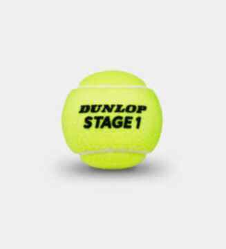 ჩოგბურთის ბურთი - DUNLOP  STAGE 1/GREEN (3ც. ბურთი)